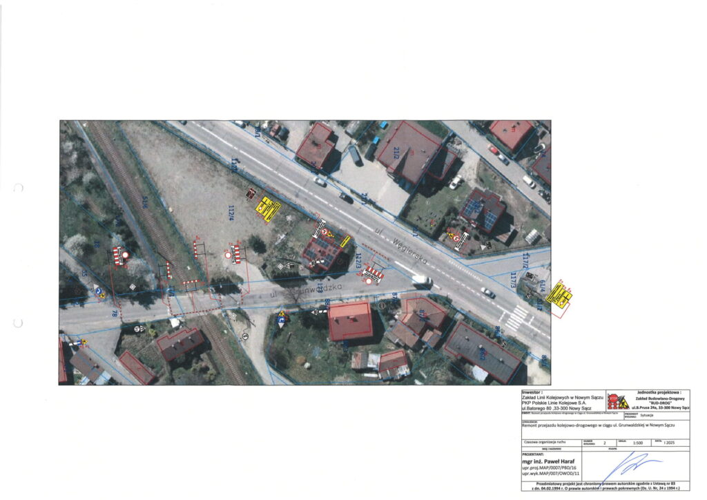 Mapa dotycząca zamknięcia