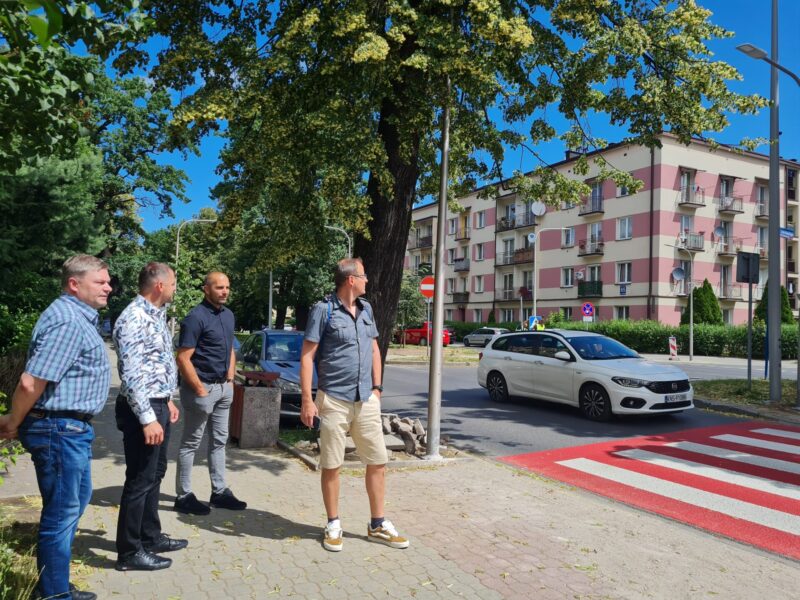 Wizyta studyjna w ramach projektu pn. Bezpieczny pieszy, rowerzysta i kierowca w Nowym Sączu