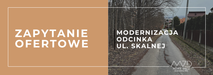 Modernizacja drogi dojazdowej do gruntów rolnych – ulica Skalna