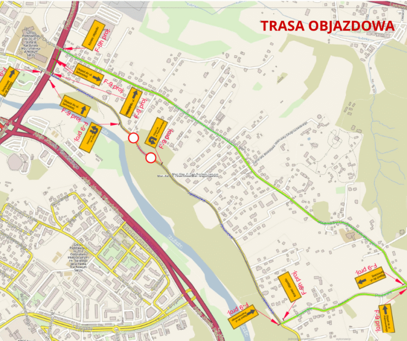 trasa objazdowa